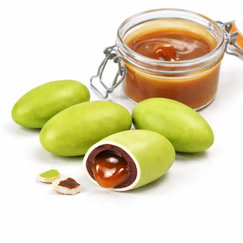 dragées liquicroc caramel beurre salé vert anis