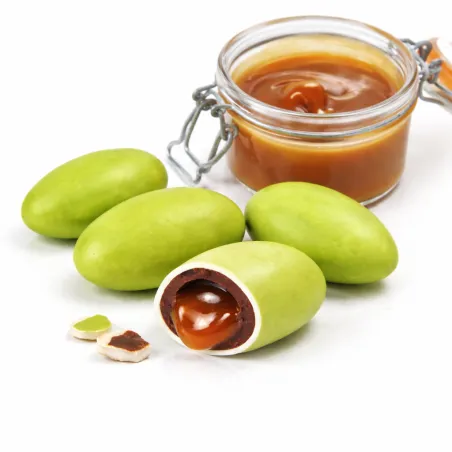 dragées liquicroc caramel beurre salé vert anis