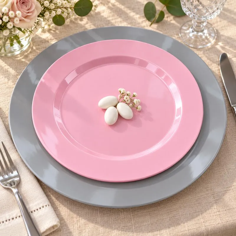 Assiette Premium réutilisable 19cm (lot 6)