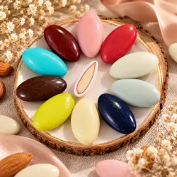 Dragées Amandes Avola Marquise Fine 43%  - Dragées Amandes - Fleurs de dragées