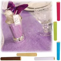 Chemin de table tulle Pailletté