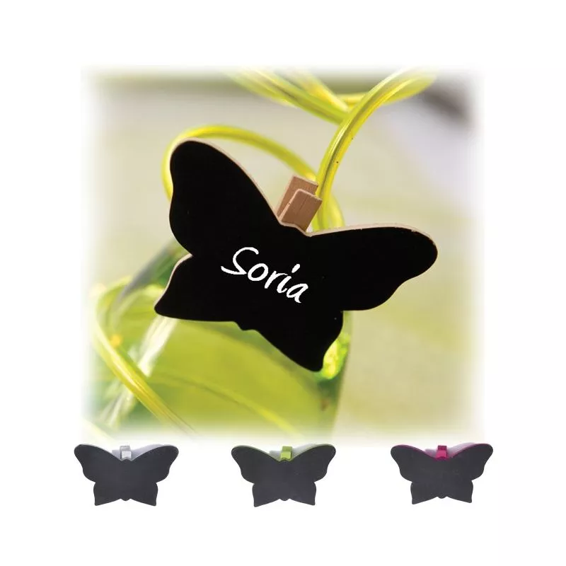 Papillon Ardoise sur pince X6