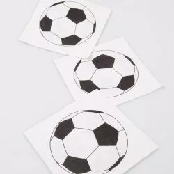 Serviette de table " Foot " X20