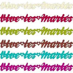 Guirlande design  "Vive les mariés"