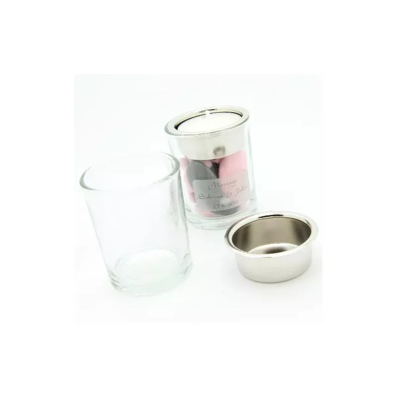 Mini bougeoirs dragées X10