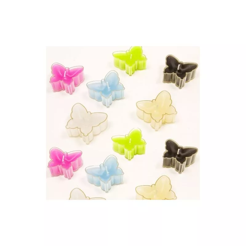 Bougie Papillons X4