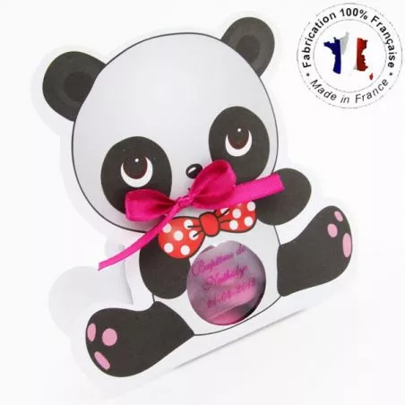Boîte dragée carton Panda X10