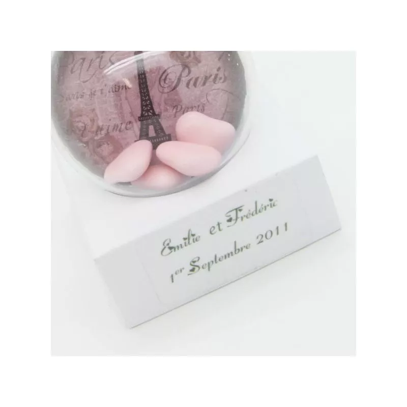 Support boule plexi 5cm X10