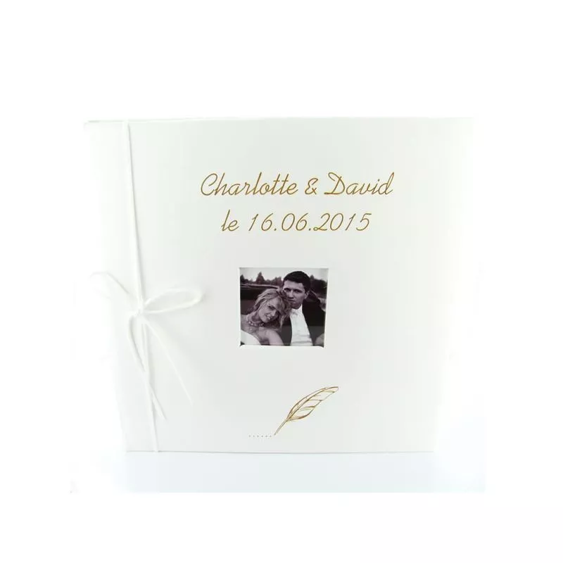 Livre d'or personnalisé Cuir