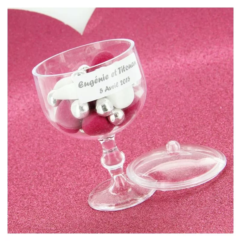 Verre à vin dragées