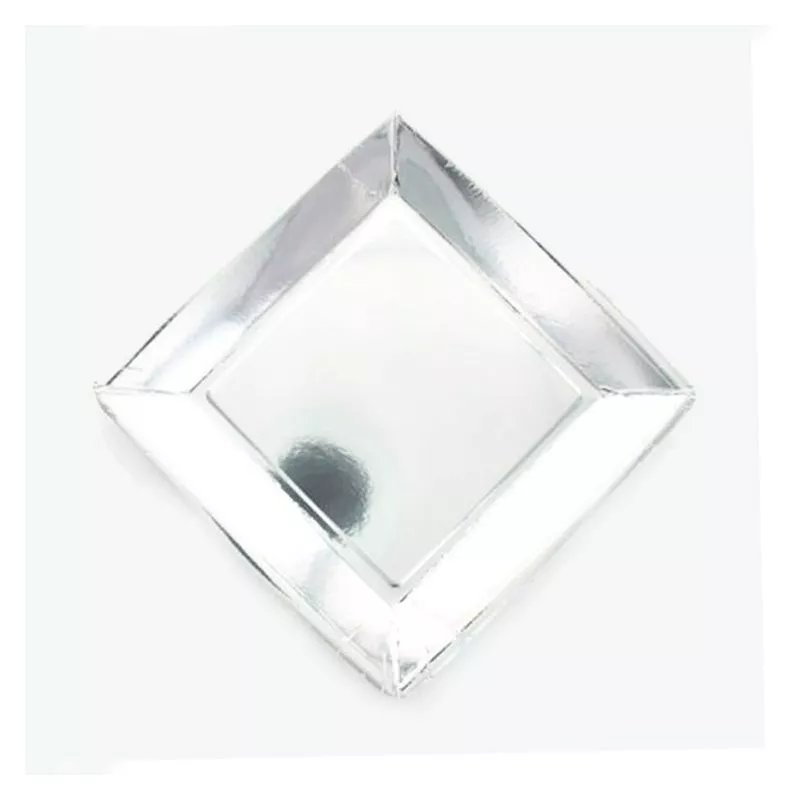 Assiette jetable à dessert (6pièces) - Argent