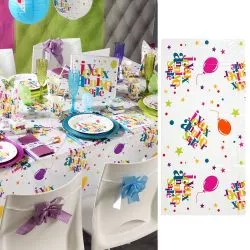 Nappe jetable Joyeux anniversaire