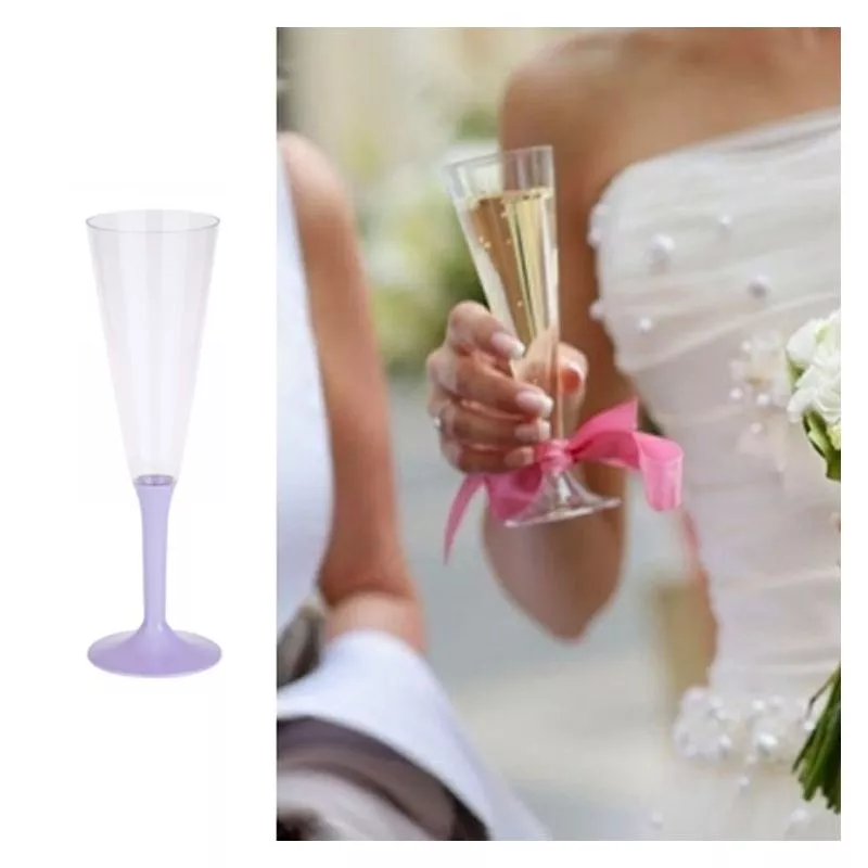 Flûte champagne plastique 13cl (10psc) - Parme