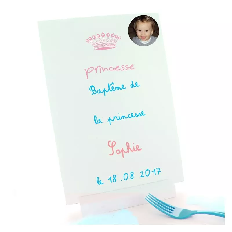 Grand Menu Princesse 30 x 20cm