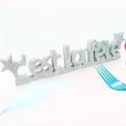Déco de table "c'est la fête" Argent