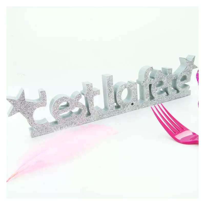 Déco de table "c'est la fête" Argent