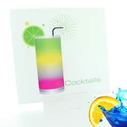 Tableau déco de table Cocktail