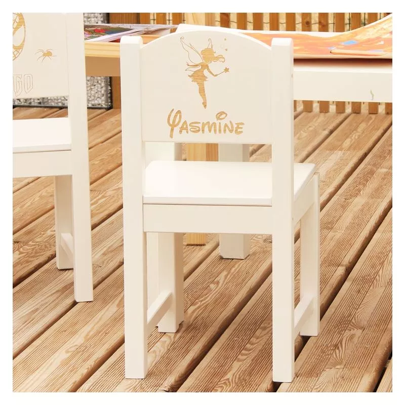 Chaise enfant personnalisée - Fée