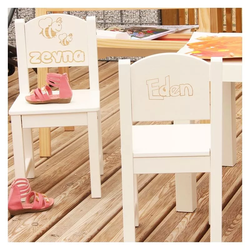 Chaise enfant personnalisée