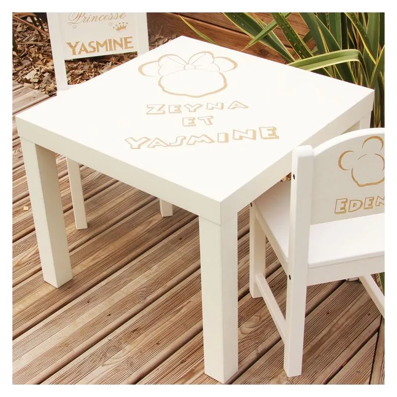 Table enfant personnalisée - Minnie