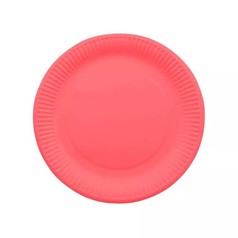 Assiette jetable Ø23cm Ronde (lot 10) - Rouge