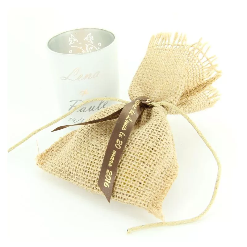 Bourse dragées JUTE (5pcs)