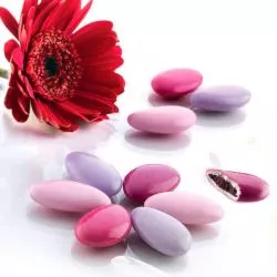 Dragées chocolat thème Rosé - 1kg