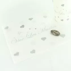 Serviette mariage "Vive les maries" (les 20)