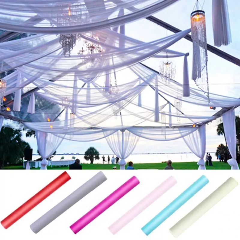 Tenture salle mariage en Tulle 25m x 80cm