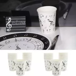 Gobelet thème Music les 10psc
