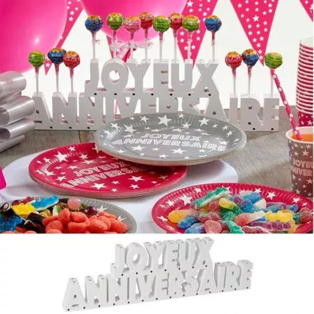Déco Candy bar - Joyeux Anniversaire