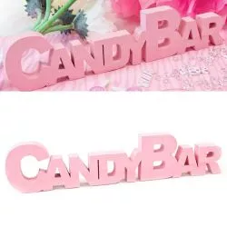 Centre de table CANDY BAR - Rose