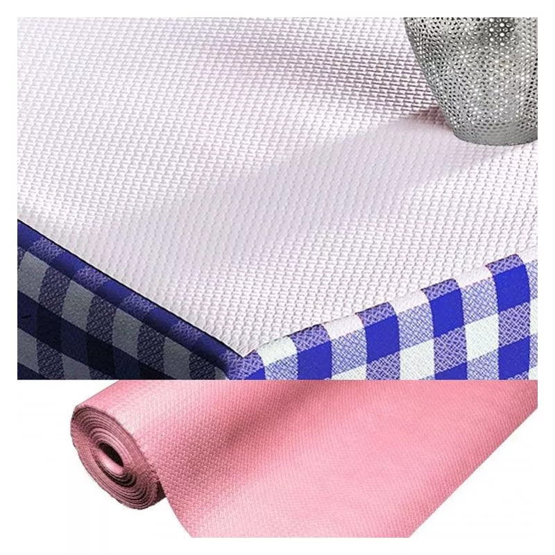 Nappe rose en papier gaufré 20m