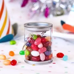 Pot peinture dragées transparent