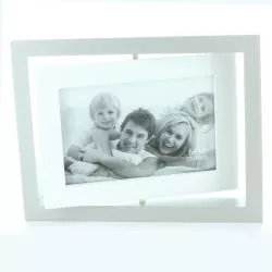 Cadre photo tournant en bois