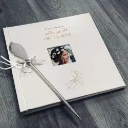 Livre d'or Personnalisé communion / Album photo - Hostie