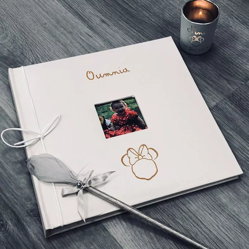 Livre d'or baptême minnie Personnalisé / Album photo