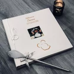 Livre d'or baptême Mickey  / Album photo - Personnalisé