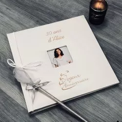 Livre d'or Anniversaire / Album photo - Personnalisé