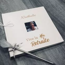 Livre d'or retraite personnalisé / Album photo
