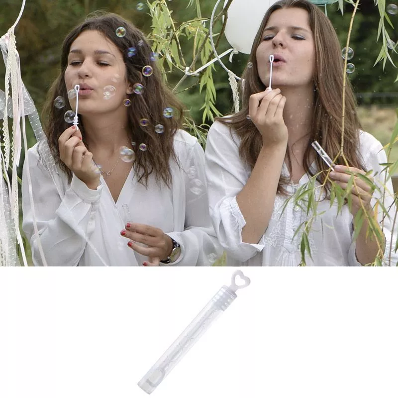 Bulle à savon tube coeur