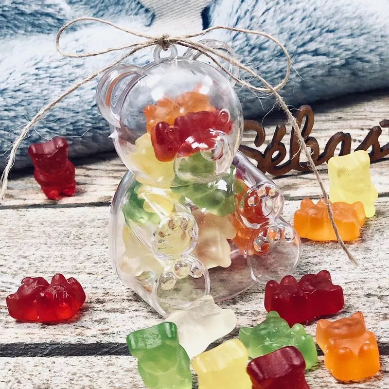 Dragées ourson transparent X3