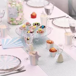 Chemin table marin Bleu en Coton