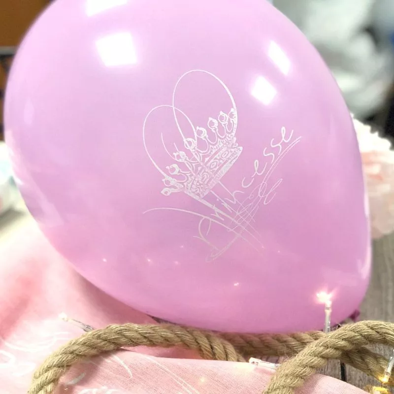 8 ballons Princesse 