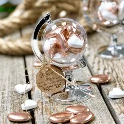Boite dragées Globe Terrestre (lot de 2)