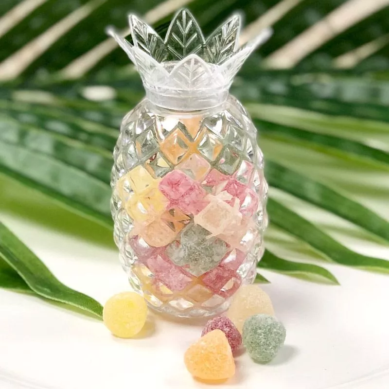 Boite dragées original Ananas