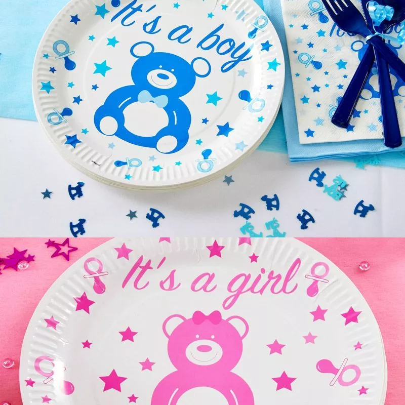 Assiette jetable BABY SHOWER lot de 10