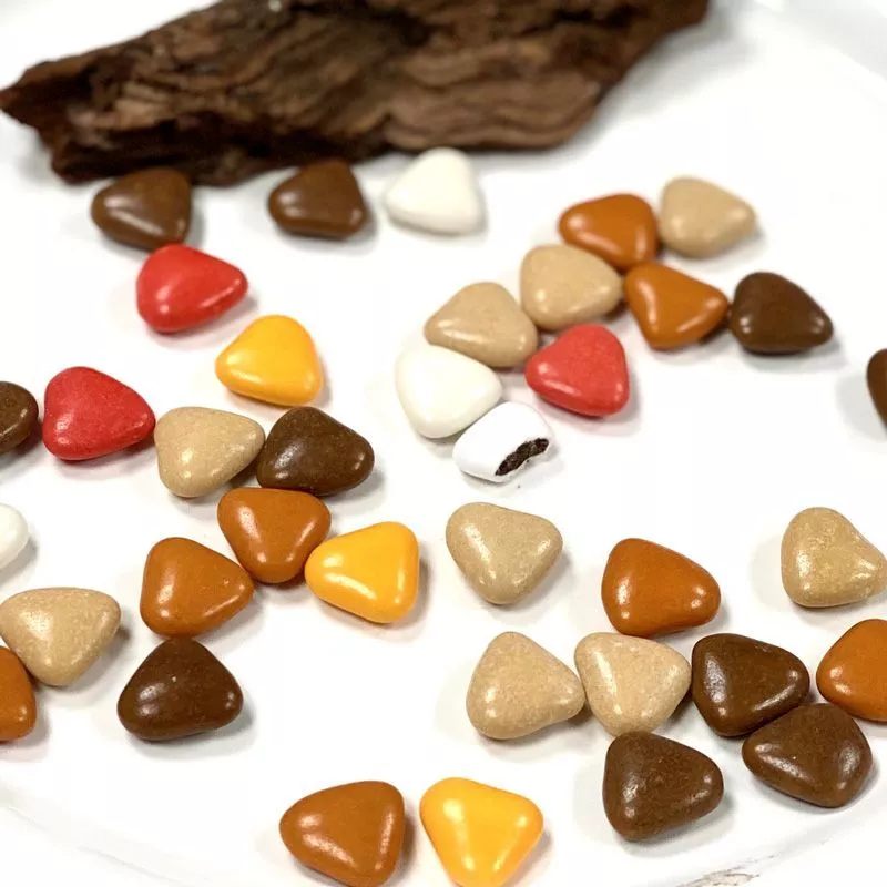 Dragées Coeurs chocolat thème Praliné 500gr