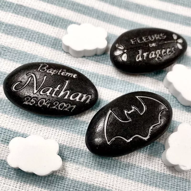 Dragées personnalisées baptême BatMan