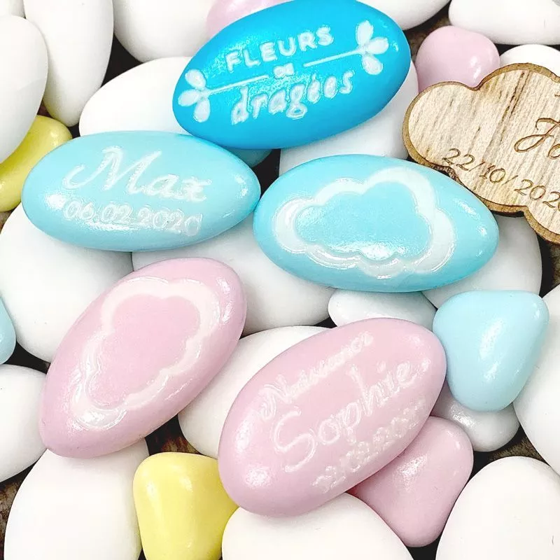 Dragées personnalisées Nuage